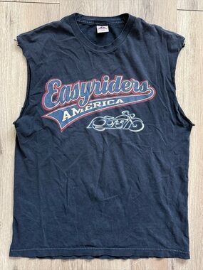 Mens Easyriders America Sleeveless Tank Shirt Size Large